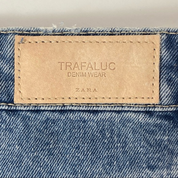 Zara TRF Collection Distressed Mini Skirt Size Small - Picture 7 of 7